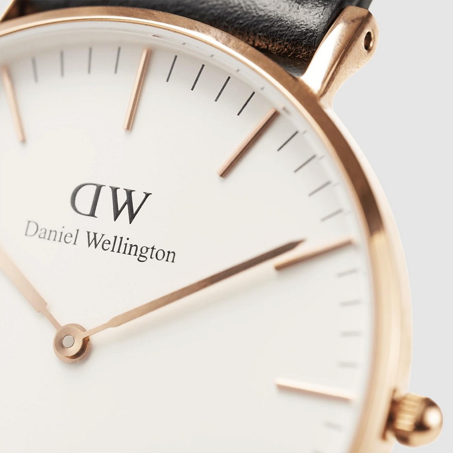 Đồng Hồ Dw Daniel Wallington Classic Dover Nam Trắng Vàng